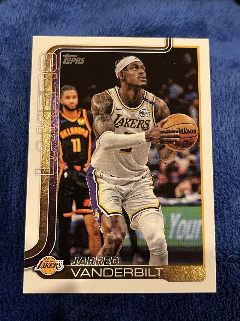 Topps Jarred Vanderbilt Los Angeles Lakers #155 2024 25 NBA Basketball1