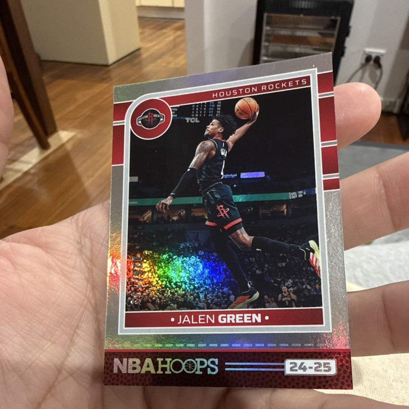 Panini NBA Hoops 2024 25 Jalen Green Houston Rockets #26 Parallel /3990