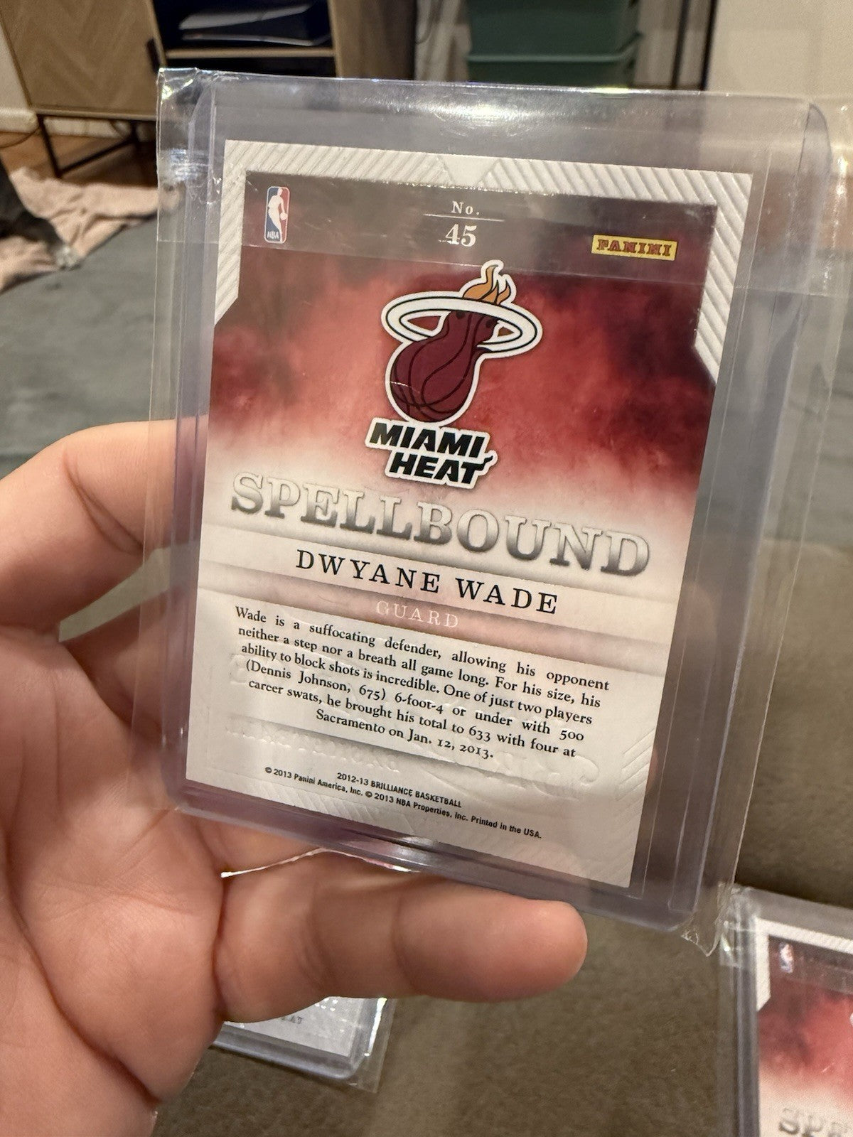 Panini Brilliance 2012 13 Dwyane Wade Heat 4 Card Lot Spellbound #43 467