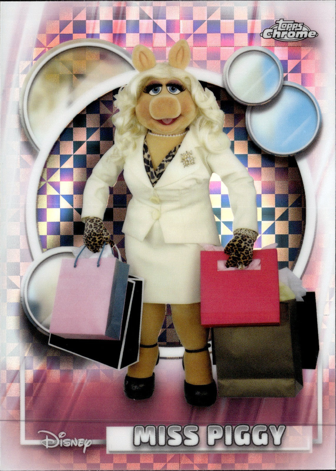 Miss Piggy Base Topps Chrome Disney   X Fractor 61 NM0