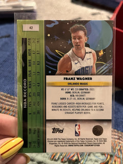 Franz Wagner Base Set Topps Chrome Basketball 2024 25 Orlando Magic 422