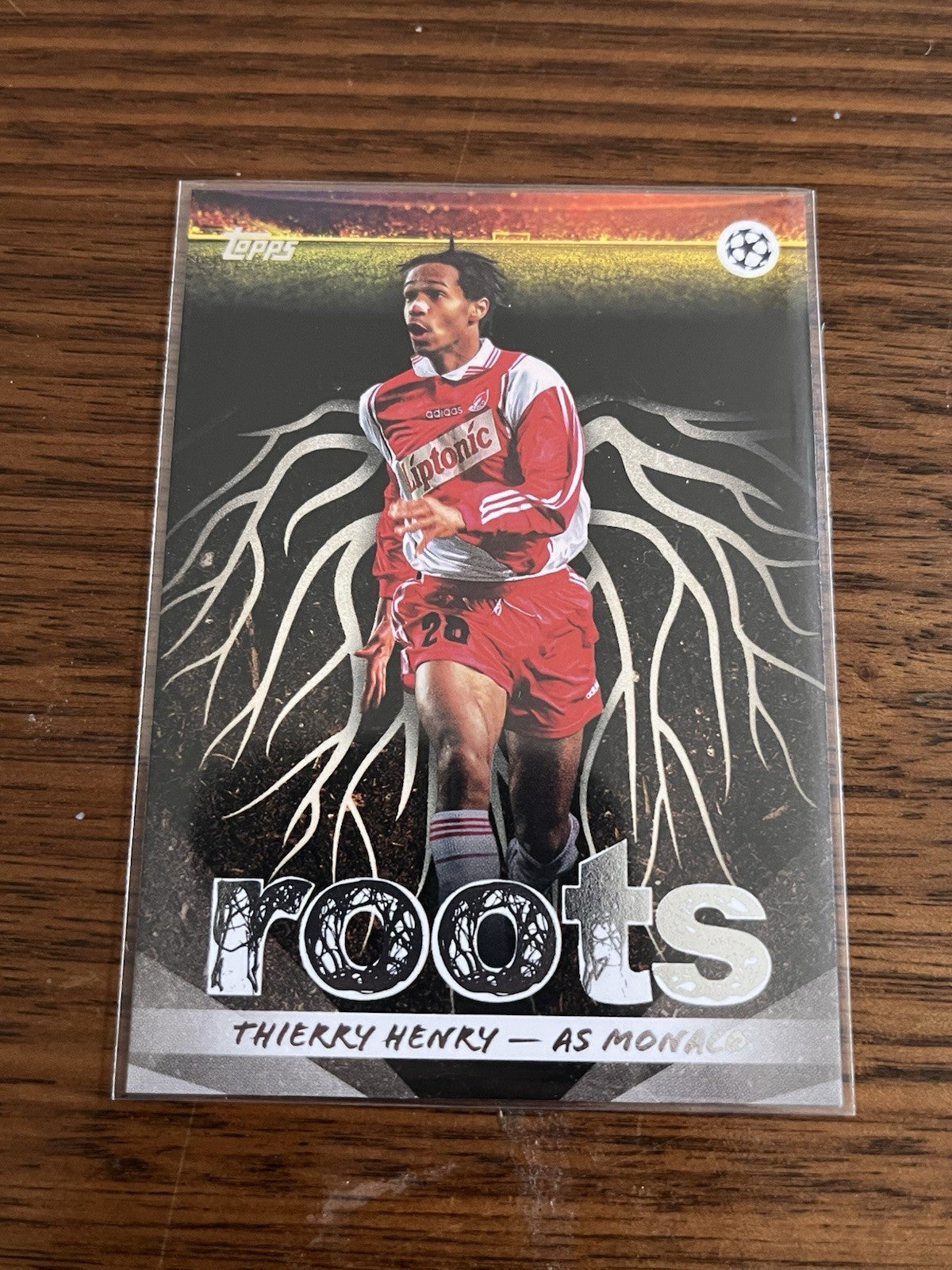 Topps Thierry Henry Roots RT 18 AS Monaco UEFA Champions League Insert1