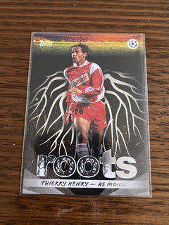 Topps Thierry Henry Roots RT 18 AS Monaco UEFA Champions League Insert1