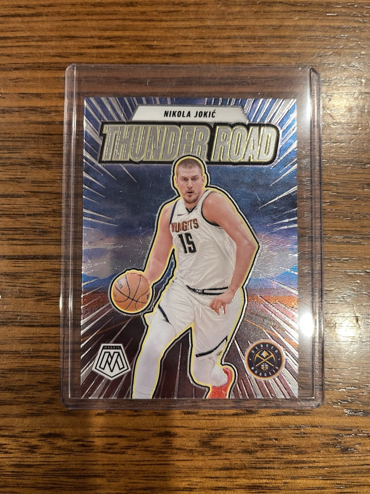 Panini Mosaic Nikola Jokić Thunder Road Insert #13 Denver Nuggets 2024 250