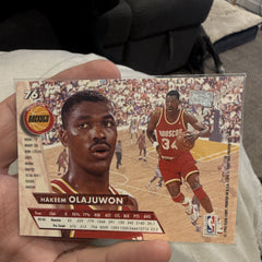 Fleer 1993 Fleer Ultra #76 Hakeem Olajuwon Houston Rockets NBA Card1