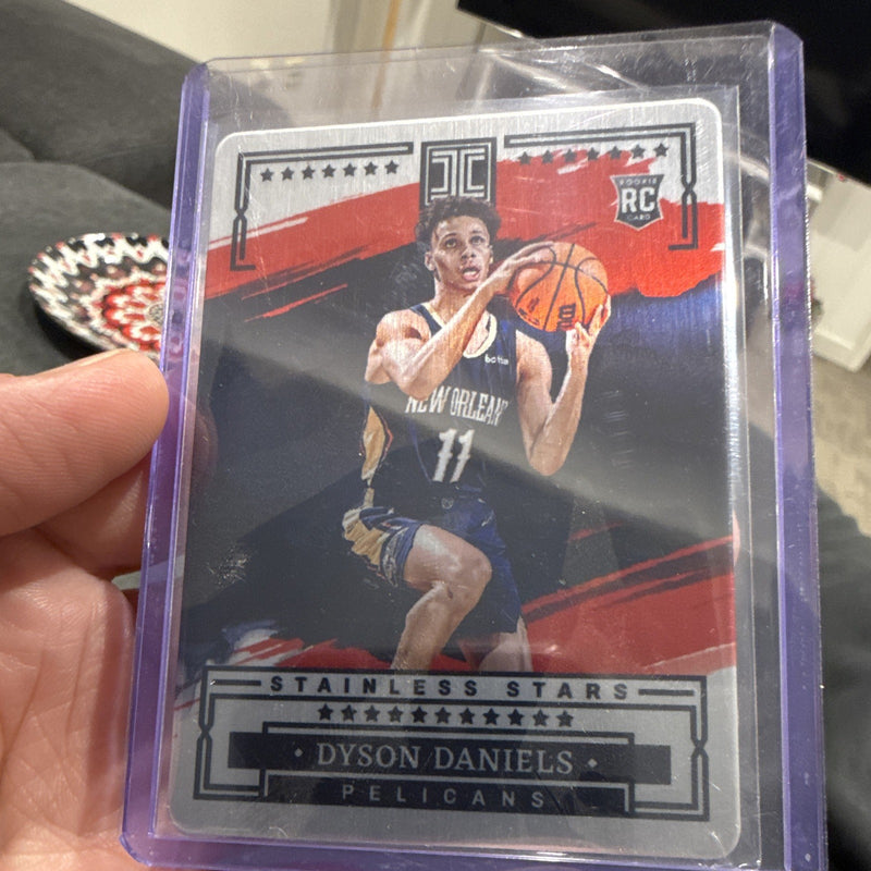 Panini Impeccable 2022-23 Stainless Stars #17 Dyson Daniels Rookie Pelicans0