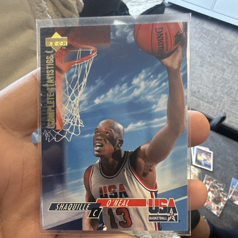 Upper Deck Shaquille O'Neal USA Basketball Complete Statistics 1994 #540