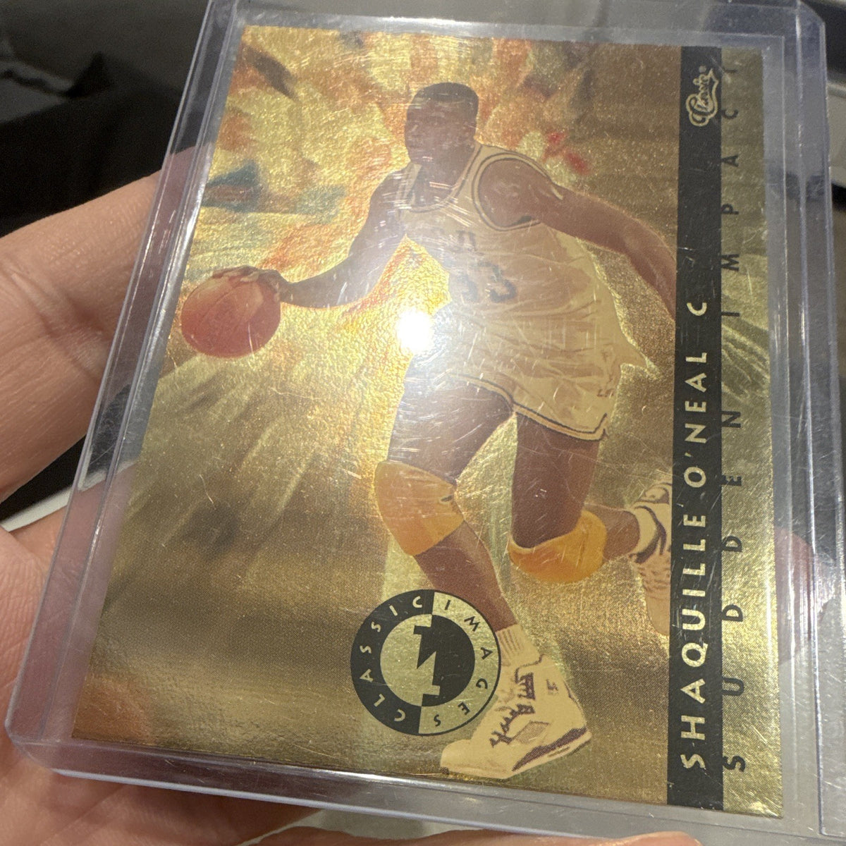 Classic Games 1993 Classic Draft N' Impact Shaquille O'Neal SI 9 LSU NCAA3
