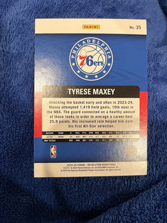 Panini 2024 25 Revolution Basketball Tyrese Maxey Parallel #35 76ers2
