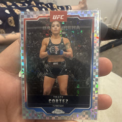 Topps Chrome UFC Tracy Cortez #134 Parallel/Variety 2025 MMA Trading Card0