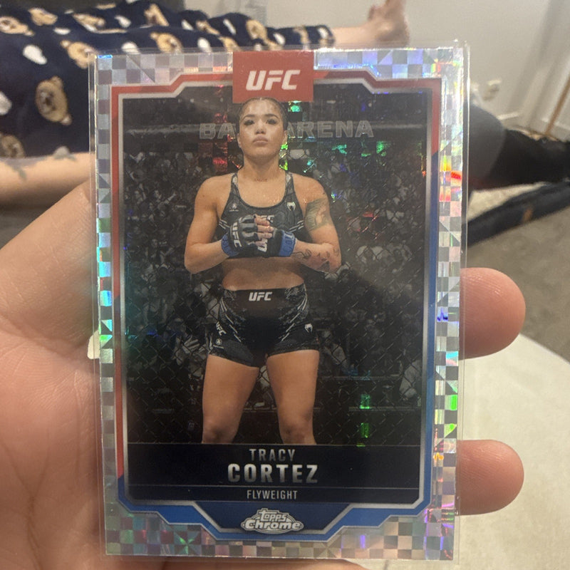 Topps Chrome UFC Tracy Cortez #134 Parallel/Variety 2025 MMA Trading Card0