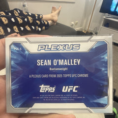 Sean O'Malley Plexus Insert PLX 5 2025 Topps UFC Chrome MMA Trading Card1