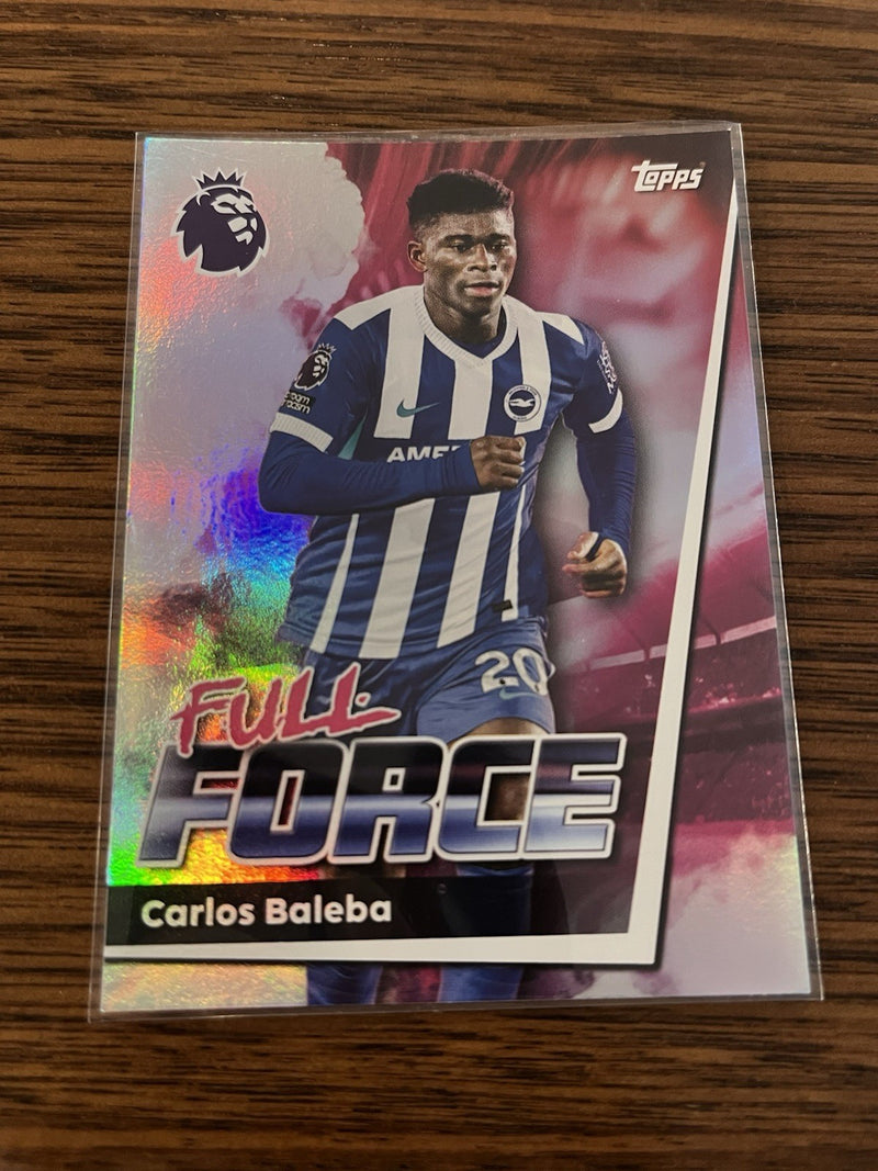 Carlos Baleba Full Force Insert #89 Topps Premier League 2025/26 Brighton0