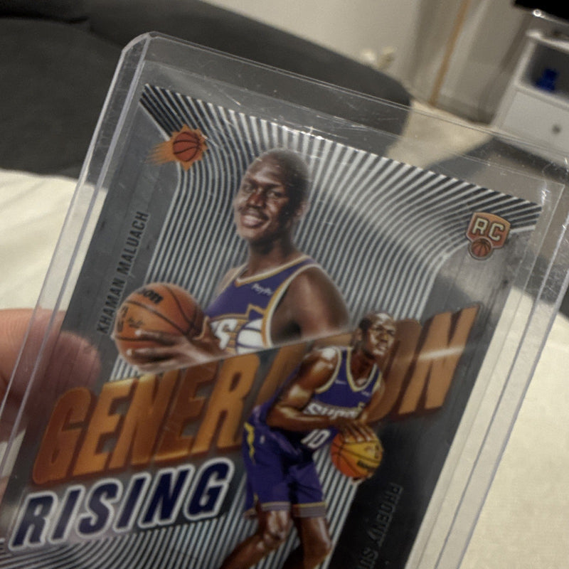 Khaman Maluach Rookie Insert Topps Chrome Generation Rising GR-9 Suns 20252