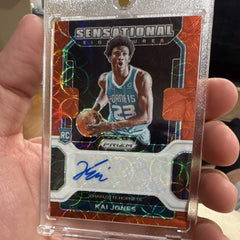 Panini Prizm 2021 22 Kai Jones Rookie Auto Sensational Signatures SS KAI0