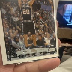Topps 2003 04 Base Set #95 Emanuel Ginobili San Antonio Spurs2
