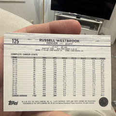 Topps Chrome Russell Westbrook Denver Nuggets #125 Hologram Basketball Card1