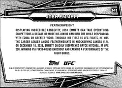 Josh Emmett Base 141 Topps Chrome NM1
