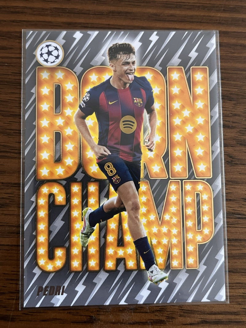 Topps UEFA Champions League Born Champ Insert BC 4 Pedri FC Barcelona1