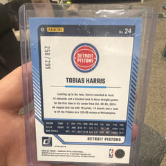 Panini Donruss Optic 2024 25 Tobias Harris Pistons #24 Red /2992