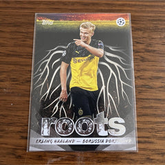Topps UEFA Champions League Roots Insert RT 4 Erling Haaland Dortmund0