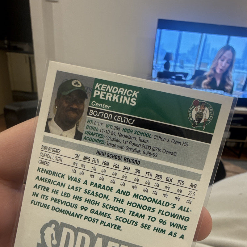 Topps 2003 04 Kendrick Perkins Rookie NBA Draft Boston Celtics 2472