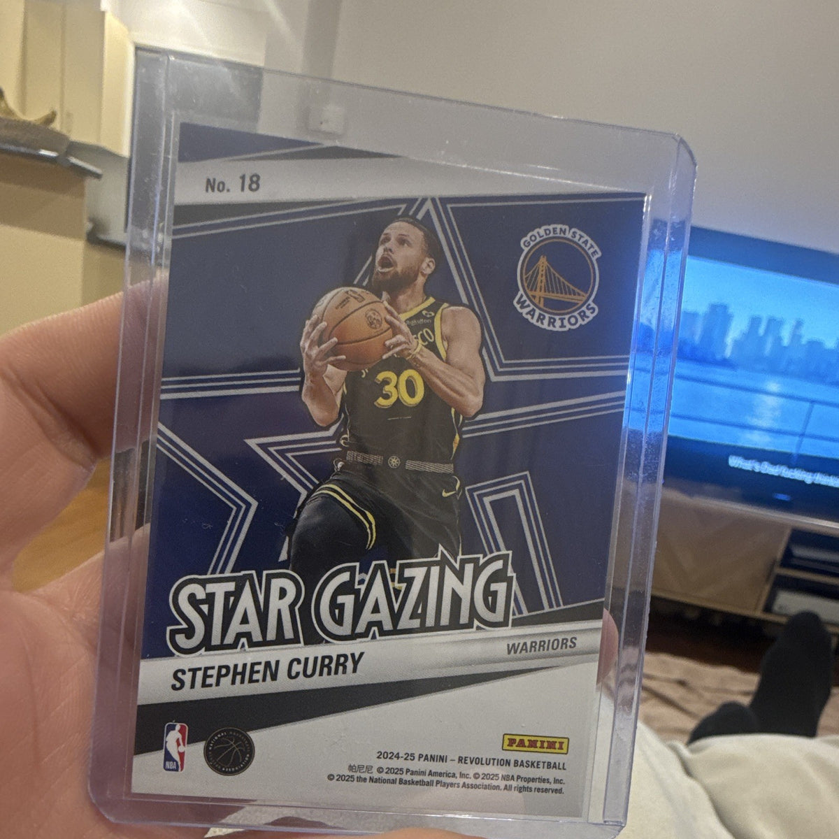 Panini 2024 25 Revolution Stephen Curry Star Gazing Insert #18 Warriors1