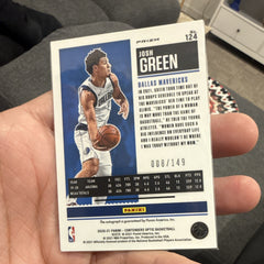 Panini Contenders Optic 2020-21 Josh Green Rookie Ticket Auto /149 #1241