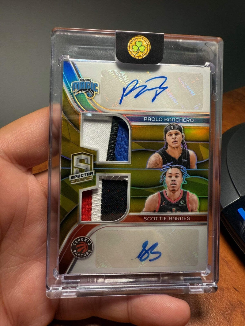 Panini Dual Patch Autograph Paolo Banchero & Scottie Barnes /101