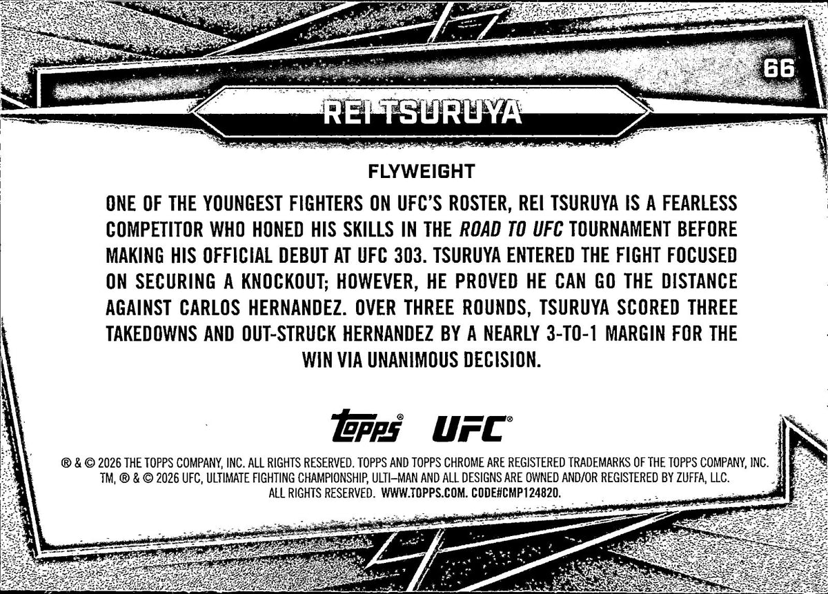 Rei Tsuruya Base 66 Topps Chrome NM1