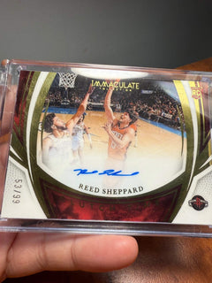 2024 IMMACULATE COLLECTION CLUTCH TIME REED SHEPPARD ON CARD ROOKIE AUTO /990