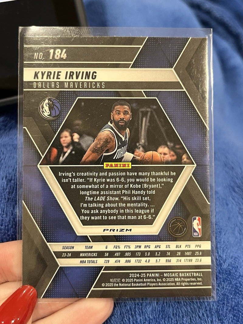 Panini Mosaic 2024 25 Kyrie Irving Prizm #184 Dallas Mavericks2