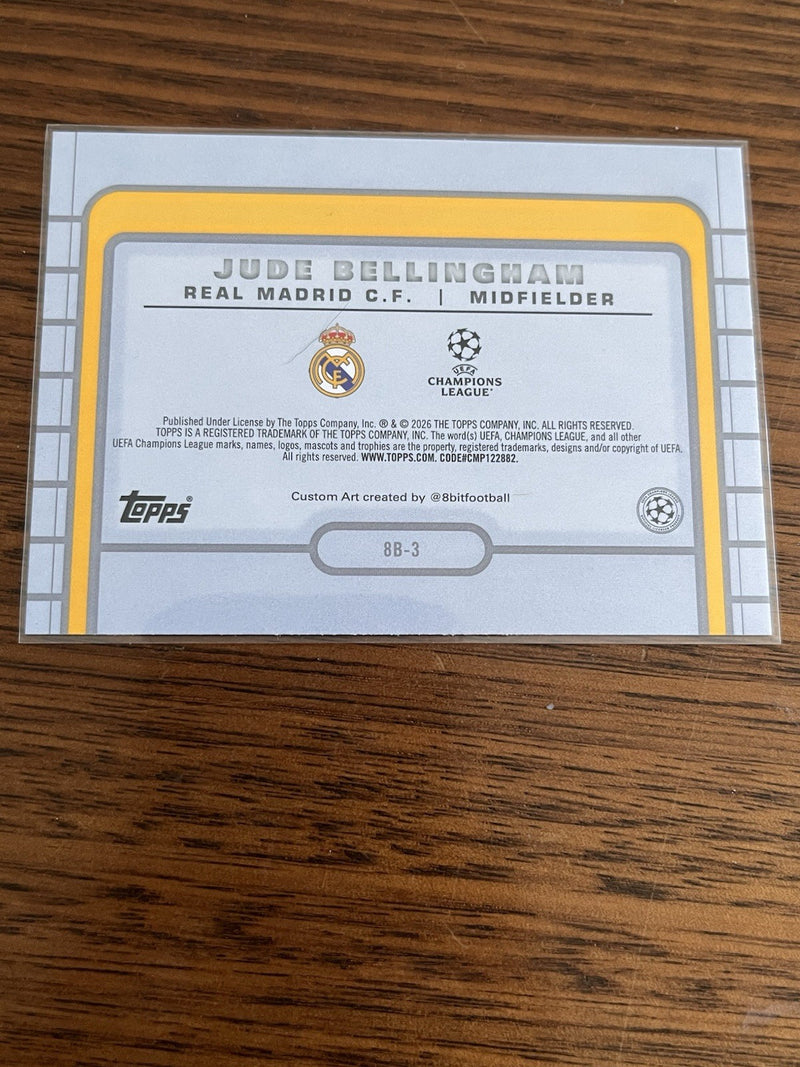 Topps Jude Bellingham Insert 8B 3 Real Madrid C.F. UEFA Champions League2