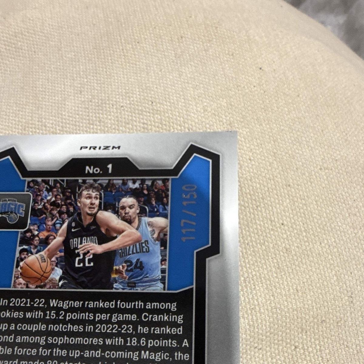 Panini 2023 24 Prizm Basketball Franz Wagner Orlando Magic No. 1 117/1503