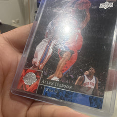 Upper Deck 2009 10 Basketball Allen Iverson Detroit Pistons Hologram #473