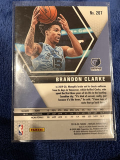 Brandon Clarke Rookie 2019 20 Panini Mosaic Basketball #207 Memphis Grizzlies2