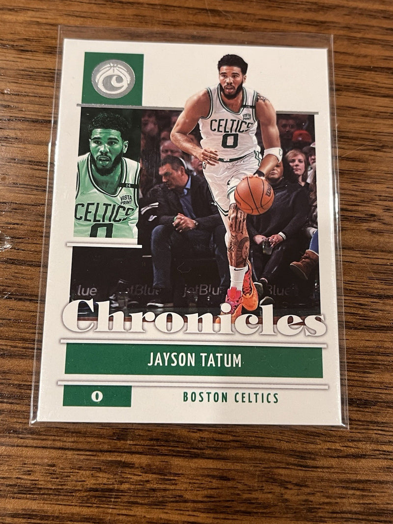 Panini 2021 22 Chronicles Basketball Jayson Tatum Base No. 5 Boston Celtics0