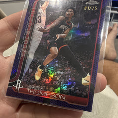 Topps Chrome Amen Thompson 2024 25 Rookie Houston Rockets #44 01/753