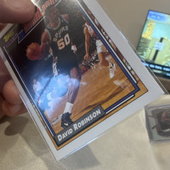 Topps 1991 92 Highlight #4 David Robinson San Antonio Spurs Insert2