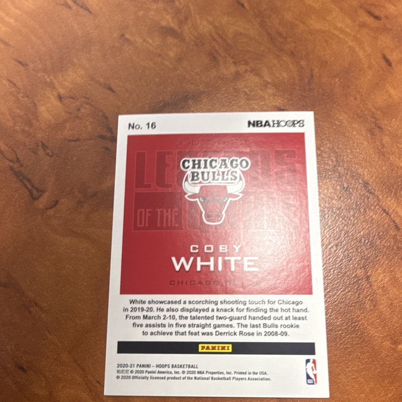 Panini 2020 21 Hoops Coby White Bulls Future Legends #16 /999 Insert2