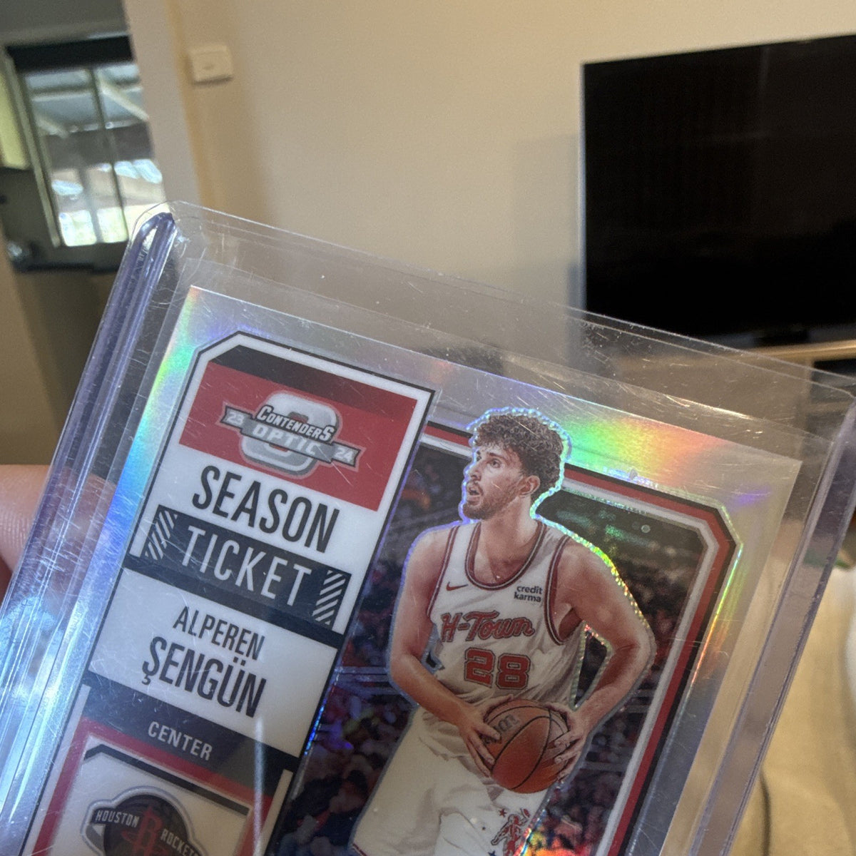 Panini 2023 24 Contenders Optic Season Ticket #69 Alperen Sengun Rockets2