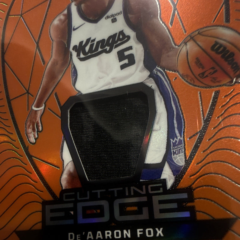 Panini Obsidian Cutting Edge De'Aaron Fox CE FOX Sacramento Kings 75/993