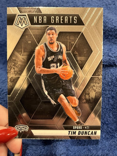 Panini Mosaic 2024 25 Tim Duncan NBA Greats Insert San Antonio Spurs 2911