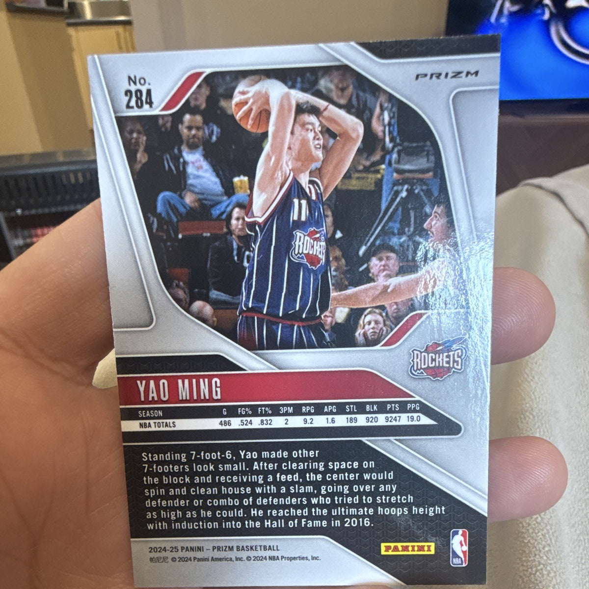 Panini 2024 25 Prizm Basketball Legends Yao Ming Houston Rockets #2841
