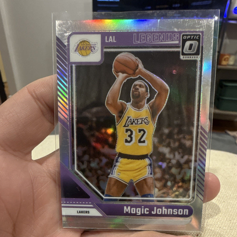 Magic Johnson Legends 2024 25 Panini Donruss Optic Prizm Lakers #2390