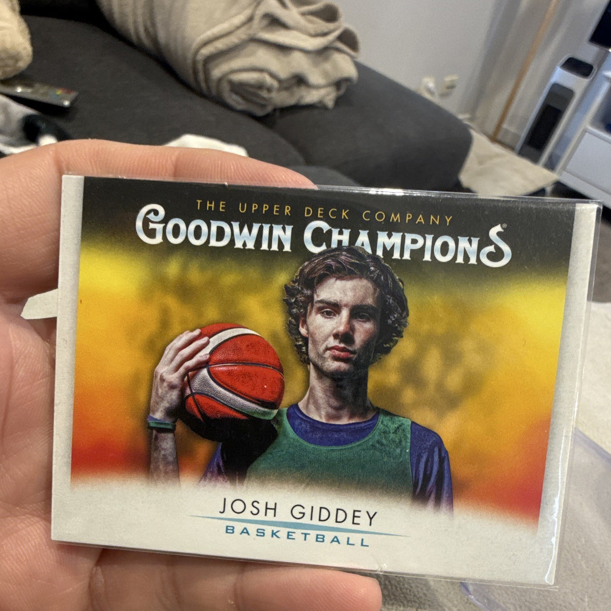 Upper Deck Josh Giddey Base Set 2021 Goodwin Champions #86 OKC Thunder0