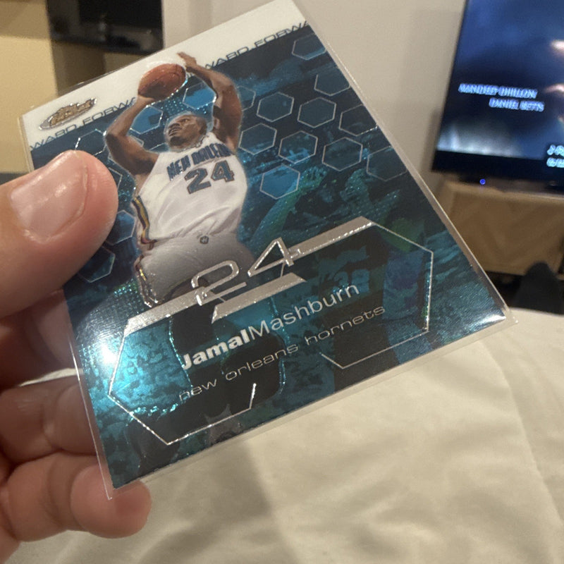 Topps Finest Ward Forward Jamal Mashburn New Orleans Hornets 2002 03 #73