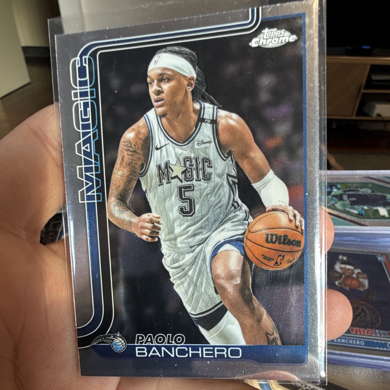 Paolo Banchero Base Topps Chrome Basketball #140 Orlando Magic 2024 250
