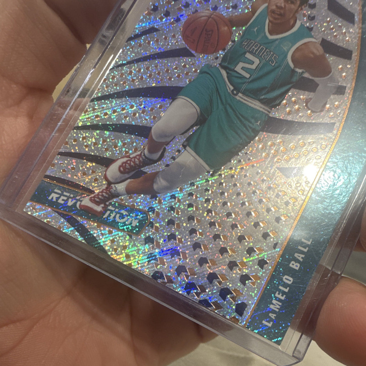 Panini Revolution 2020 21 LaMelo Ball Rookie Parallel No. 140 Hornets3