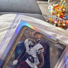 Topps 2025 Chrome Football Jaylin Lane Commanders RRA JL Auto Refractor 051/4993